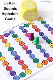 Printable Letter Sounds Alphabet Board Game Teaching The Alphabet Letter Sounds Alphabet Preschool