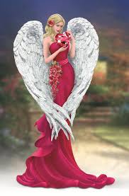 Thomas Kinkade Heart Of Love Angel Figurine By The Bradford Exchange Thomas Kinkade Studios Angel Figurines Angel Painting Thomas Kinkade
