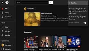خاصية سرية تمكنك من تفعيل الوضع الليلي في يوتيوب عبر متصفح كروم وهي خاصية خفية dark mode في متصفح جوجل كروم لراحة العين أثناء التصف ح itunes browser turn ons