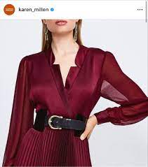 Karen Millen In 2020 Karen Millen Fashion Red Leather Jacket