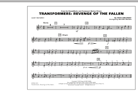 Michael Brown Transformers Revenge Of The Fallen 3rd Bb Trumpet Sheet Music Pdf Notes Chords Film Tv Score Marching Band Download Printable Sku 282007
