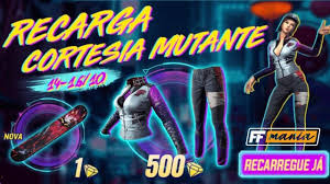 Promoção compre 2 gift 85 leve 1 gratis de 85 free fire. Free Fire Novo Evento De Recarga Traz A Nova Skin Cortesia Mutante Free Fire Mania