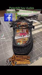 Custom Hey Dudes Doss Custom Doss Custom Leather Work