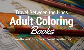 The really relaxing coloring book for adults. Adult Coloring Book For Travelers