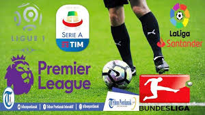 Liga inggris liga italia liga spanyol liga jerman liga indonesia. Jadwal Bola Liga Inggris Bundesliga Jerman Laliga Spanyol Dan Liga 1 Prancis Sabtu 14 Agustus 2021 Tribun Pontianak