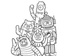 Make sure that the work is. 29 Yo Gabba Gabba Coloring Pages Ideas Yo Gabba Gabba Gabba Gabba Coloring Pages