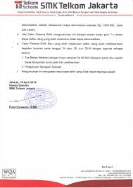Check spelling or type a new query. à¦Ÿ à¦‡à¦Ÿ à¦° Smk Telkom Jakarta 1 Pengumuman Ppdb Jalur Prestasi Smk Telkom Jkt 2016 2017 Berikut Tata Cara Daftar Ulangnya