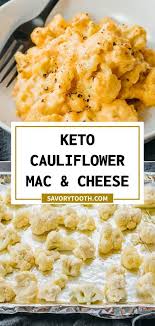With No Pasta This Cauliflower Mac And Cheese Is A Healthy Version Perfect For Low Carb And Keto Diets It Has Keto Recipes Dinner Keto Mac And Cheese Recipes