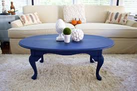 Brighten up your dark furniture | free coffee table makeover. Coffee Table Makeover In Napoleonic Blue Chalk Paint 2 Bees In A Pod