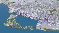 Toronto City 3d Model In 2020 Toronto City 3d Model City Model