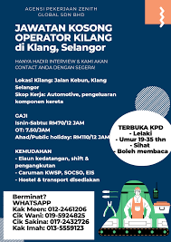 Hr empire group kami memerlukan anda bagi kekosongan dibawah: Apzg Sdn Bhd Jawatan Kosong Di Klang Selangor Kilang Facebook