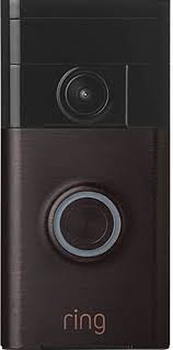 ring video deurbel 1 donker brons brons deurbel ring