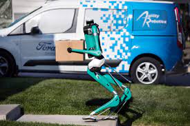 Pick your own schedule and use any car or bike. Ford S Way To Finish Driverless Deliveries Package Carrying Robots Bloomberg