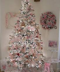 Love This Light Pink Of A Dream Tree Pink Christmas Tree Pink Christmas Decorations Victorian Christmas Tree
