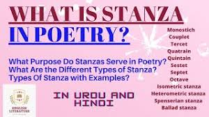 Stanzas in poetry are similar to paragraphs in prose. Stanza In Poetry Literature Explained In Urdu And Hindi With Notes Types Purpose With Examples Youtube