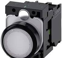 Siemens 3SU11020AB601BA0 Illuminated Pushbutton, Plastic ...