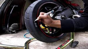 Find great deals on ebay for motorcycle tire lettering. Motorcycle Tire Paint Youtube