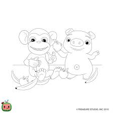 Five little monkeys jumping on the bed is a very popular nursery rhymes among children. Cocomelon Coloring Paper Novocom Top