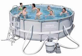 Bestway Steel Pro Pool Set 427x122 Mit Sandfilter 56478 Frame Pools Hersteller Bestway Pools Pool Gigant De Bestway Und Intex Pools Von Deutschlands Pooldiscounter