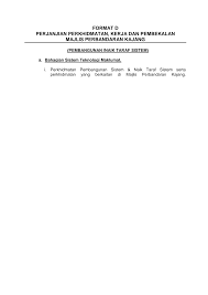 Naik taraf kelas doc document mengenal tanda. Http Www Mpkj Gov My Sites Default Files Sample Perjanjian Format D V1 Pdf