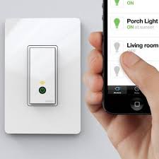 Wi Fi Light Switch Turn Off Lights If You Re Already In Bed Set A Schedule For When You Re On Vacation Turn On Home Automation Home Technology Cool Gadgets