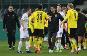Bundesliga.the competition began on 9 august 2019 with the first of six rounds and ended on 4 july 2020 with the final at the olympiastadion in berlin, a nominally neutral venue, which has. Borussia Dortmund Draw Holstein Kiel In The Dfb Pokal Semifinal Fear The Wall