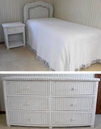Westelm.com has been visited by 100k+ users in the past month Auction Ohio White Wicker Bedroom Set
