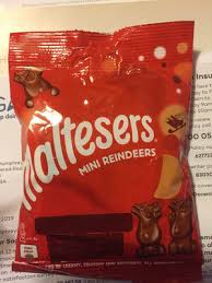 Maltesers Merryteaser Mini Reindeer Milk Chocolate Reindeer 59 G