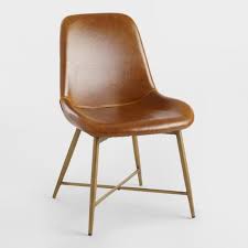 Bi Cast Leather Tyler Molded Chair Set Of 2 V1 Cadeiras De Sala De Jantar Estofadas Cadeiras De Jantar De Couro Cadeiras Vintage