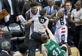 Get a summary of the washington wizards vs. Wizards Vs Celtics Pushing Shoving And Occasional Basketball The New York Times