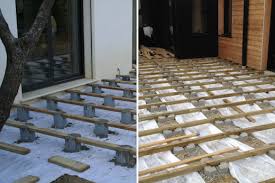 Bonjour, nous souhaitons faire une terrasse en gres cerame sur plot mais nous n'avons pas de dalle beton et ne souhaitons pas en faire pour une raison de cout. Comment Realiser Votre Terrasse Sur Un Sol Nu