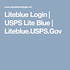 Liteblue Login Usps Lite Blue Liteblue Usps Gov Usps Lite Ios Messenger