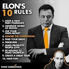 What S Your Favorite Elon Musk Rule For Success Share Your Answer In The Comments Business Motivational Quotes Need Motivation Positive Quotes