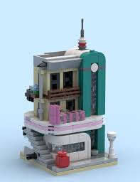 Downtown Diner Mini Modular Lego Architecture Lego Micro Lego