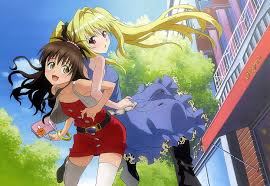 Ho yay / the golden girls. Hd Wallpaper Golden Darkness To Love Ru Anime Girls Yuuki Mikan Wallpaper Flare