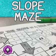 Slope Digital Activity Finding Slope Math Games Middle School Algebra Activities