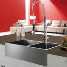 a selection stainless steel sinks and