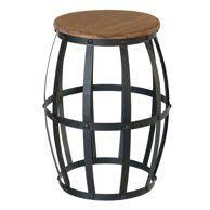 Add a dash of the unexpected to your decor with this silver metal garden stool.shaped like an hourglass, this stool makes an inviting accent in any room. Mainstays Forset 18 Teal Metal Garden Stool With Wood Top Walmart Com Garden Stool White Garden Stools Stool