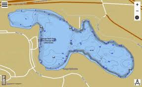 George Wyth Lake Fishing Map Us_ia_02046066 Nautical