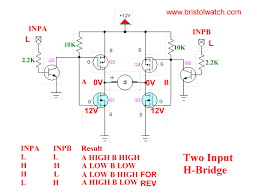 H Bridge Circuit Using Power Mosfets Electronic Circuit Projects Electronics Circuit Bridge