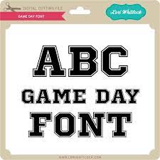 Check out our game day font selection for the very best in unique or custom, handmade pieces well you're in luck, because here they come. Game Day Font Fonts Silhouette Design Cool Fonts
