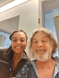 Enjoying good food from Arby's