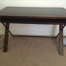 Find an expanded product selection for all types of businesses, from costco makes it easy by organizing tables into different categories such as conference tables and. Find More Costco Desk Has Glass Top And Bottom Slide Out For Keyboard For Sale At Up To 90 Off