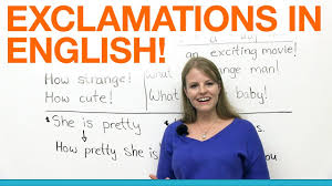 Exclamations In English Youtube