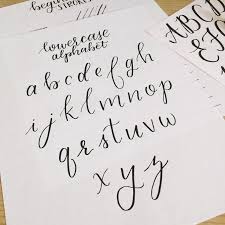 Lyssarts Newsletter Learn Hand Lettering Lettering Hand Lettering Alphabet