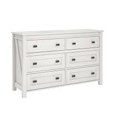 Buy a white dresser online at furniture.com. Ameriwood Home Farmington 6 Drawer Dresser Ivory Oak In Off White 5685341com On Lowe S Accuweather Shop