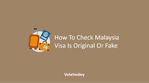 Blacklisting will be inside malaysian immigration computer records for the bangladeshi above, if he/she have infringements of immigration laws during the you should check with a person whose passport you have in mind. How To Check Malaysia Visa Is Original Or Fake Online