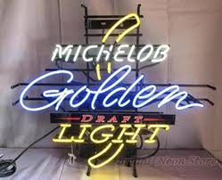 Michelob Golden Light Neon Sign Neon Signs Neon Light Signs Custom Neon Signs