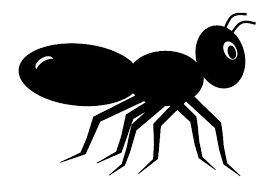 Black And White Cartoon Picture Of Orange Black Ant Clip Art Cute Style Lge 11cm Long Ants Clip Art Free Clip Art