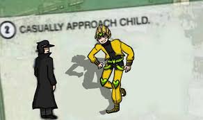 Be Gentle It S My First Time Drawing Dio And Idk How Jotaro S Hat Works R Shitpostcrusaders Casually Approach Child Know Your Meme